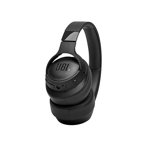 제이비엘 JBL Tune 760NC - Lightweight, Foldable Over-Ear Wireless Headphones with Active Noise Cancellation - Black, Medium
