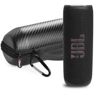 JBL FLIP 6 Waterproof Portable Speaker Bundle with gSport Carbon Fiber Case (Black)