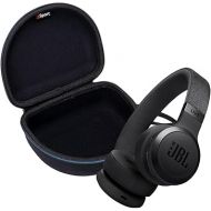 JBL LIVE 670NC Wireless On Ear Noise Cancelling Headphone Bundle with gSport EVA Case (Black)