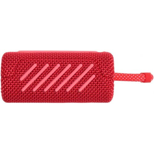 제이비엘 JBL Go 3: Portable Speaker with Bluetooth, Built-in Battery, Waterproof and Dustproof Feature - Red (JBLGO3REDAM)