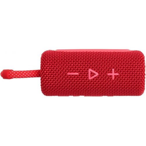 제이비엘 JBL Go 3: Portable Speaker with Bluetooth, Built-in Battery, Waterproof and Dustproof Feature - Red (JBLGO3REDAM)