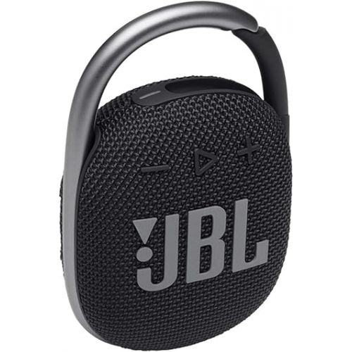 제이비엘 JBL Clip 4 Portable Wireless Bluetooth Waterproof/Dustproof Speaker - Black (Renewed)