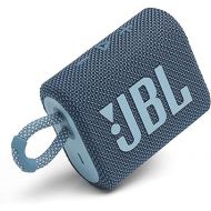 JBL GO 3 Waterproof Wireless Portable Bluetooth Speaker - Blue (Renewed)