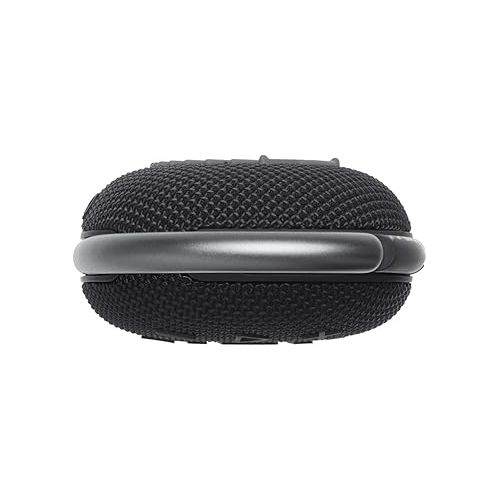 제이비엘 JBL Clip 4 Portable Bluetooth Wireless Speaker Bundle with divvi! Protective Hardshell Case - Black