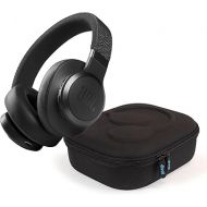 JBL LIVE 660NC Wireless Noise Canceling Headphones and divvi! Travel Case Bundle - Black