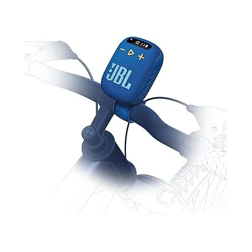 제이비엘 JBL Wind 3 FM Bluetooth Handlebar Speaker (Blue)