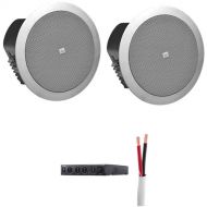 JBL Control 24CTM Ceiling Kit with Two Speakers, Mixer/Amplifier, and Cable Spool