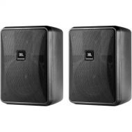 JBL Control 25-1 Compact Indoor/Outdoor Background/Foreground Speaker (Pair, Black)