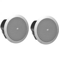 JBL Control 24CT Micro Ceiling Speaker for use with 70/100V Audio Distribution (Pair)