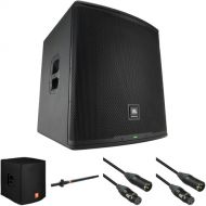 JBL EON718S Kit with Cover, Pole, and Cables