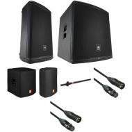 JBL EON715 / EON718S Kit with Covers, Pole, and Cables