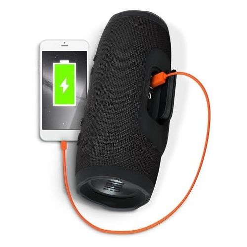 제이비엘 [아마존베스트]JBL Charge 3 JBLCHARGE3BLKAM Waterproof Portable Bluetooth Speaker (Black)