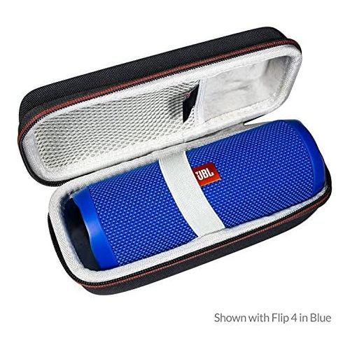 제이비엘 [아마존베스트]JBL Flip 4 Portable Bluetooth Wireless Speaker Bundle with Protective Travel Case - Black