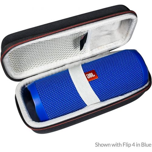 제이비엘 [아마존베스트]JBL Flip 4 Portable Bluetooth Wireless Speaker Bundle with Protective Travel Case - Black