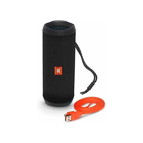 제이비엘 JBL Flip 4 Portable Bluetooth Wireless Speaker Bundle with Protective Travel Case - Black: Home Audio & Theater