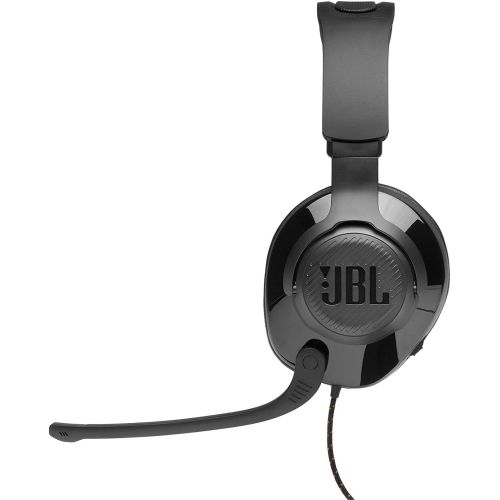 제이비엘 JBL Quantum 200 - Wired Over-Ear Gaming Headphones - Black, Large