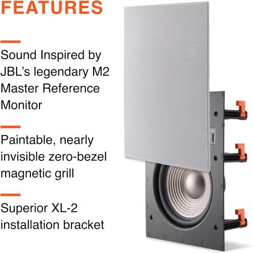 제이비엘 JBL Studio 28IW, 8” In Wall Speaker - White