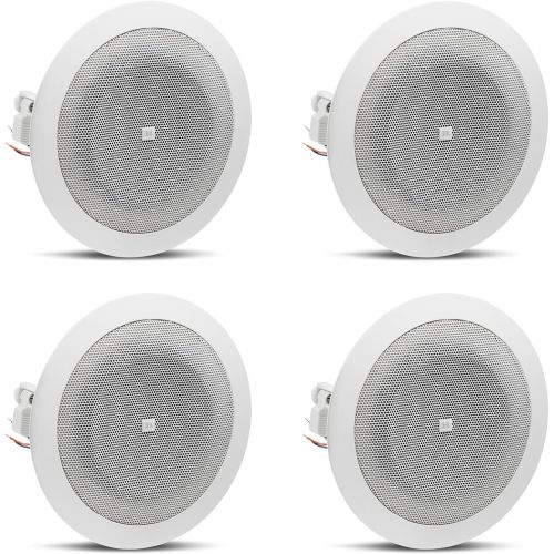 제이비엘 JBL Professional JBL 8124 - Full-Range In-Ceiling Loudspeaker with 70 Volt/100 Volt Taps (4 Pack)