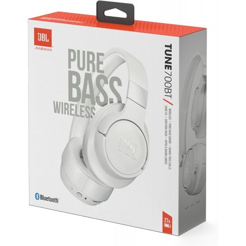 제이비엘 JBL T700BT Wireless Over-Ear Headphones - White