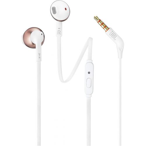 제이비엘 JBL JBLT205RGDAM T205 in-Ear Headphone with One-Button Remote/Mic, Rose Gold