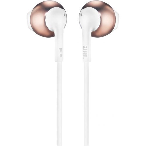 제이비엘 JBL JBLT205RGDAM T205 in-Ear Headphone with One-Button Remote/Mic, Rose Gold