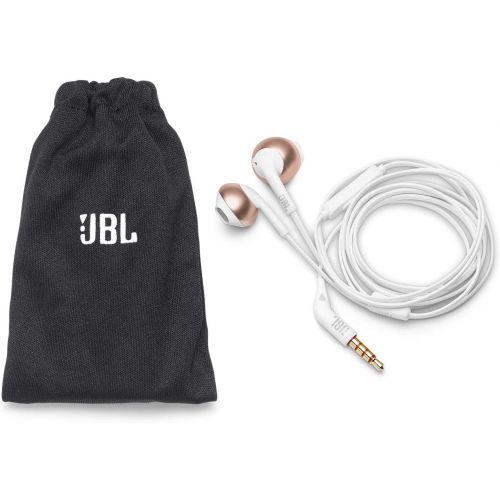 제이비엘 JBL JBLT205RGDAM T205 in-Ear Headphone with One-Button Remote/Mic, Rose Gold