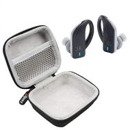 JBL Endurance Peak Waterproof Sport in-Ear Headphones Bundle with gSport Deluxe Hardshell Case (Black)
