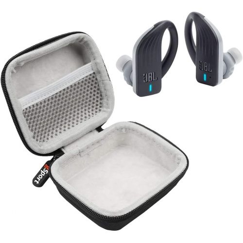 제이비엘 JBL Endurance Peak Waterproof Sport in-Ear Headphones Bundle with gSport Deluxe Hardshell Case (Black)