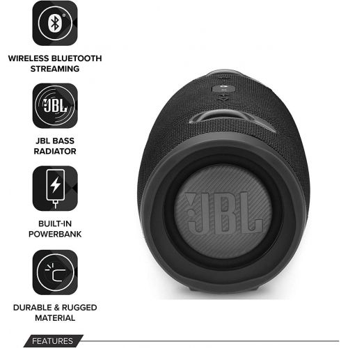 제이비엘 JBL Xtreme 2 Portable Wireless Bluetooth Speakers - Pair (Black)