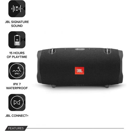 제이비엘 JBL Xtreme 2 Portable Wireless Bluetooth Speakers - Pair (Black)