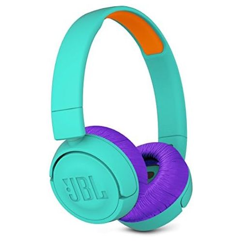 제이비엘 JBL JR 300BT Kids On-Ear Wireless Headphones Safe Sound Technology (Teal)