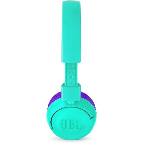 제이비엘 JBL JR 300BT Kids On-Ear Wireless Headphones Safe Sound Technology (Teal)