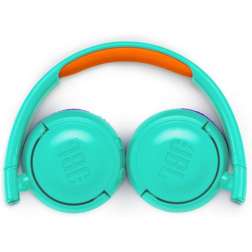 제이비엘 JBL JR 300BT Kids On-Ear Wireless Headphones Safe Sound Technology (Teal)