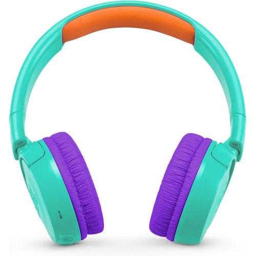 제이비엘 JBL JR 300BT Kids On-Ear Wireless Headphones Safe Sound Technology (Teal)