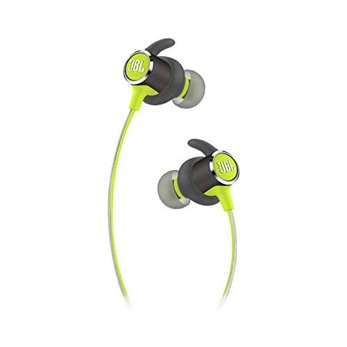 제이비엘 JBL Reflect Mini 2.0, in-Ear Wireless Sport Headphone with 3-Button Mic/Remote - Green, One Size