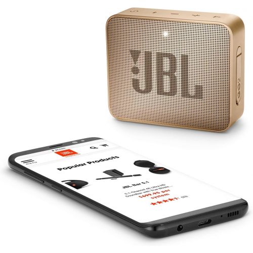 제이비엘 JBL GO 2 Portable Bluetooth Waterproof Speaker - Champagne