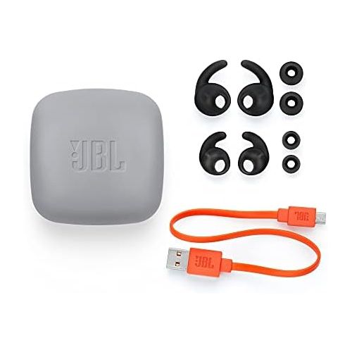 제이비엘 JBL Reflect Mini 2.0, in-Ear Wireless Sport Headphone with 3-Button Mic/Remote - Black