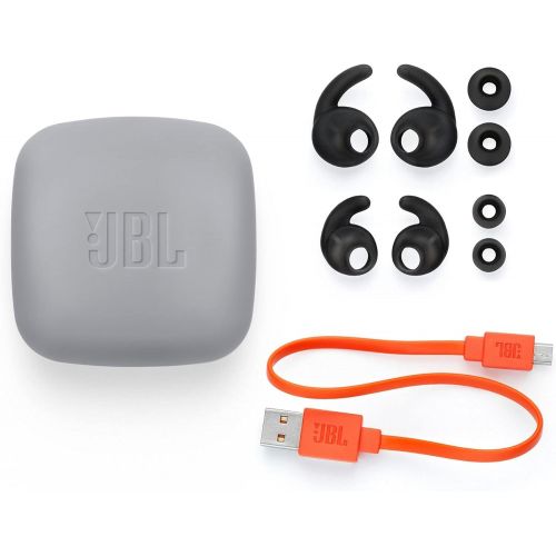 제이비엘 JBL Reflect Mini 2.0, in-Ear Wireless Sport Headphone with 3-Button Mic/Remote - Black