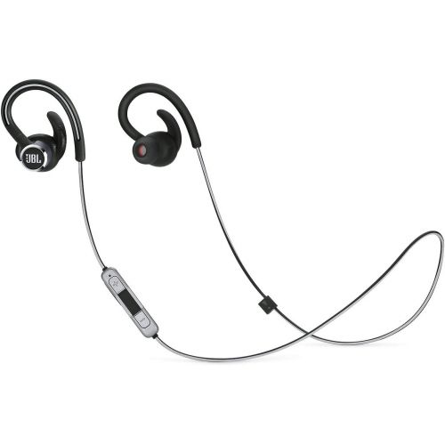 제이비엘 JBL Reflect Contour 2.0, Secure Fit, in-Ear Wireless Sport Headphone with 3-Button Mic/Remote - Black