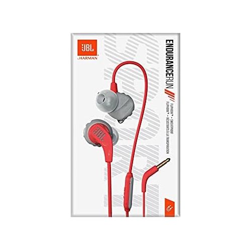 제이비엘 JBL Endurance Run, in-Ear Sport Headphone with one-Button mic/Remote - Red