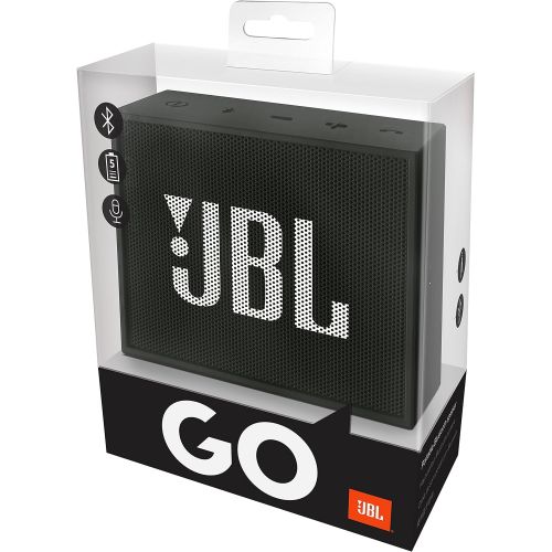 제이비엘 JBL GO Portable Wireless Bluetooth Speaker W/A Built-in Strap-Hook (Black)