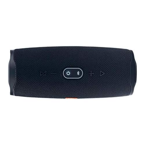 제이비엘 JBL Charge 4 Portable Waterproof Wireless Bluetooth Speaker Bundle with divvi! Charge 4 Protective Hardshell Case - Black