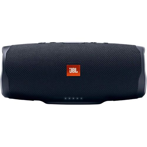 제이비엘 JBL Charge 4 Portable Waterproof Wireless Bluetooth Speaker Bundle with divvi! Charge 4 Protective Hardshell Case - Black