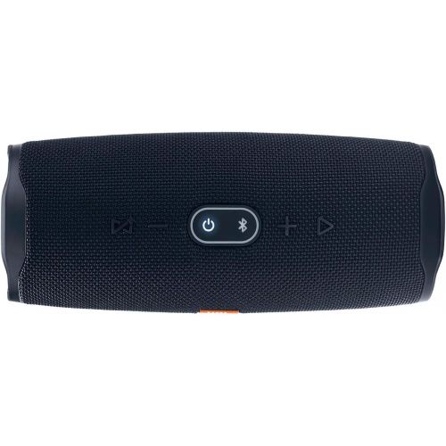 제이비엘 JBL Charge 4 Portable Waterproof Wireless Bluetooth Speaker Bundle with divvi! Charge 4 Protective Hardshell Case - Black