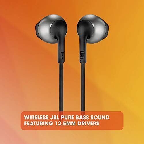 제이비엘 JBL T205BT in-Ear, Wireless Bluetooth Headphone, Black, One Size