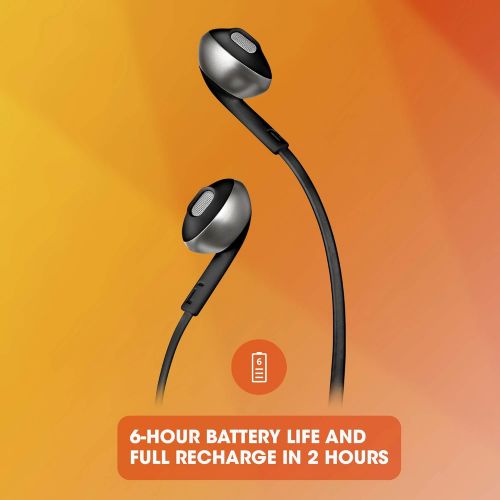 제이비엘 JBL T205BT in-Ear, Wireless Bluetooth Headphone, Black, One Size