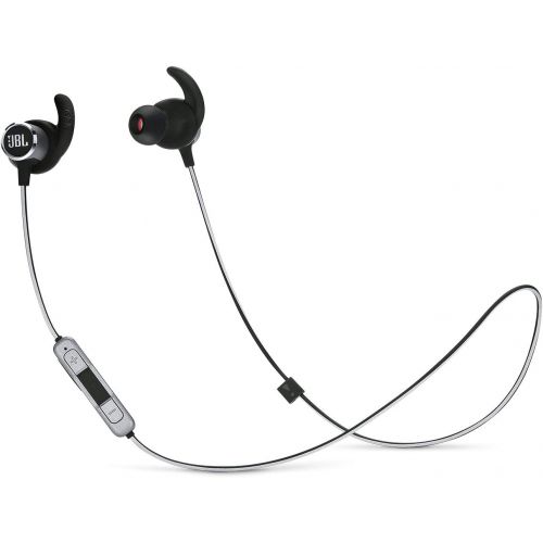 제이비엘 JBL Reflect Mini 2 Wireless in-Ear Sport Headphones with Three-Button Remote and Microphone - Black