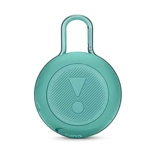 제이비엘 JBL JBLCLIP3TEAL Clip 3 Portable Waterproof Wireless Bluetooth Speaker - Teal, 6.5 X 4.3 X 2