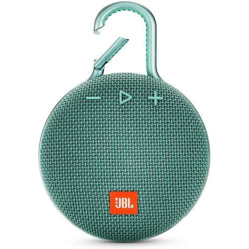 제이비엘 JBL JBLCLIP3TEAL Clip 3 Portable Waterproof Wireless Bluetooth Speaker - Teal, 6.5 X 4.3 X 2