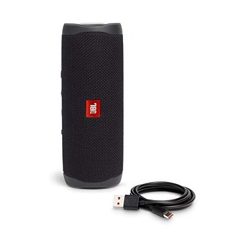 제이비엘 JBL FLIP 5 Portable Speaker IPX7 Waterproof On-The-Go Bundle with gSport Deluxe Hardshell Case (Black)